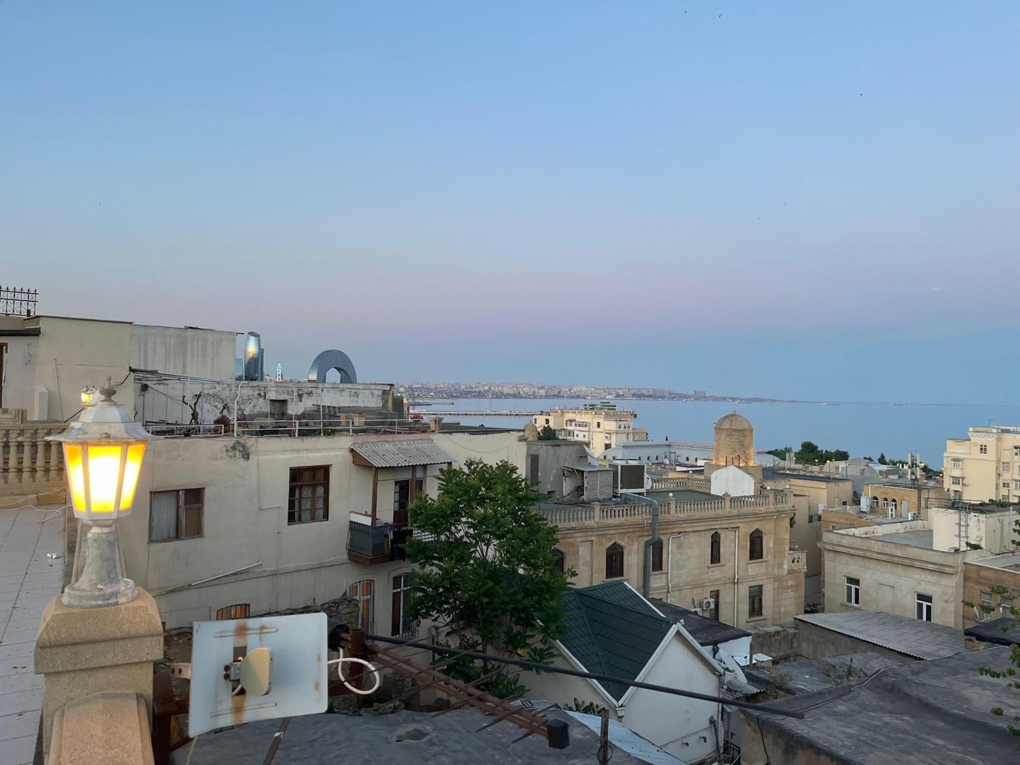 Cafe Terrace Hostel Baku Exterior foto